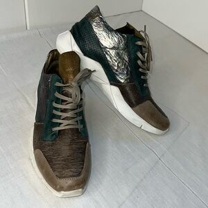 A.S.98 FREE PEOPLE Bach Leather Sneaker Shoes Size 40 U.S. 9.5